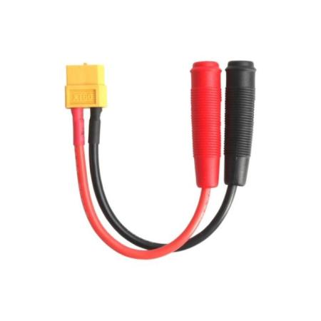 Cavo adattatore per caricabatterie tipo iSDT XT60 femmina/corone 4mm femmina